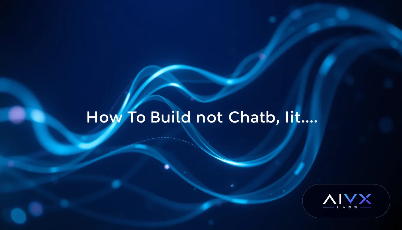 How to Build a Chatbot with AI
