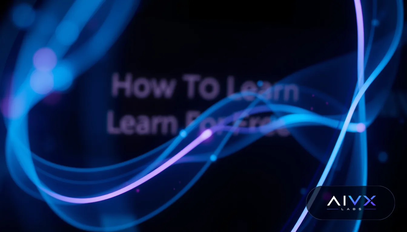 How to Learn AI for Free