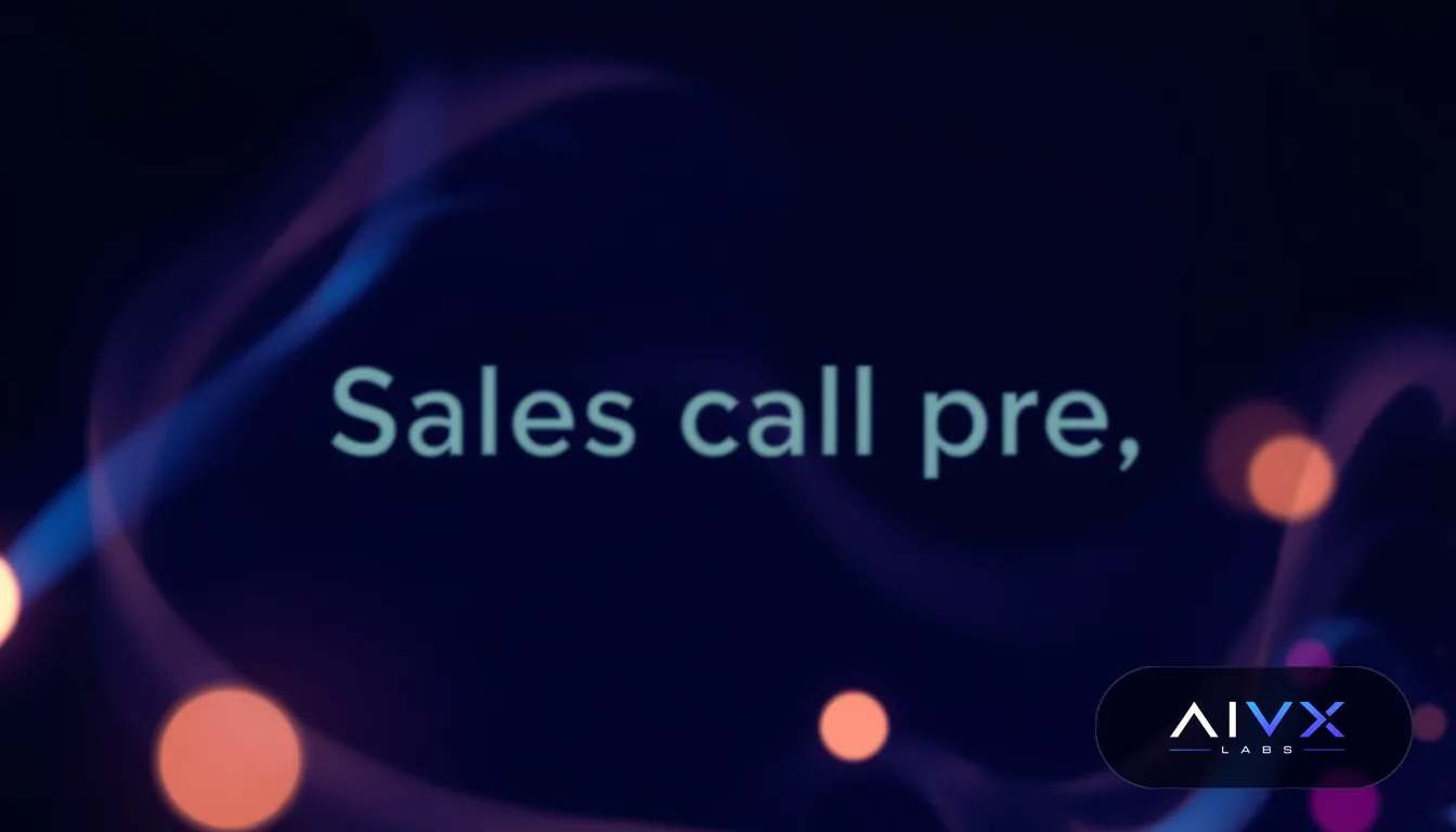 What Is AI Sales Call Prep?